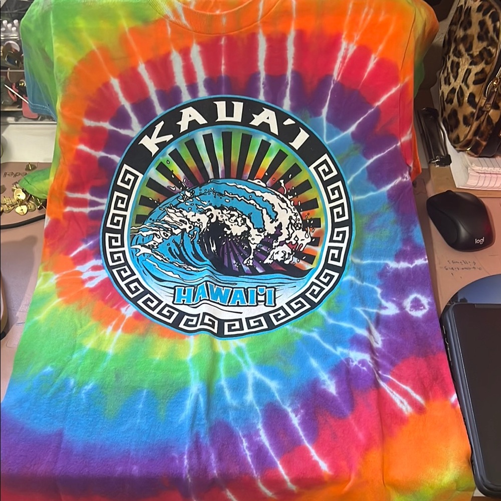Kaua'i Hawaii Tie-Dye T-Shirt